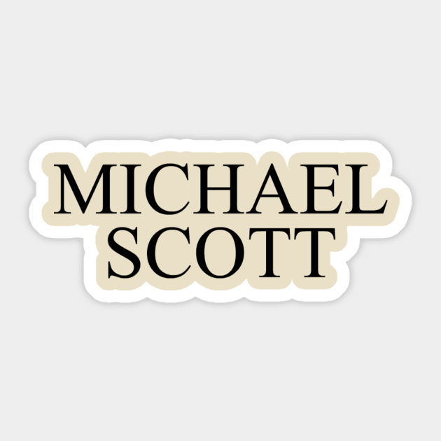 MICHAEL SCOTT The Office Sticker by FieryAries
